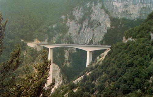 Il ponte sulla Val Gadena